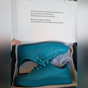 Vegan Matt & Nat Teal/Sarcelle Sneaker